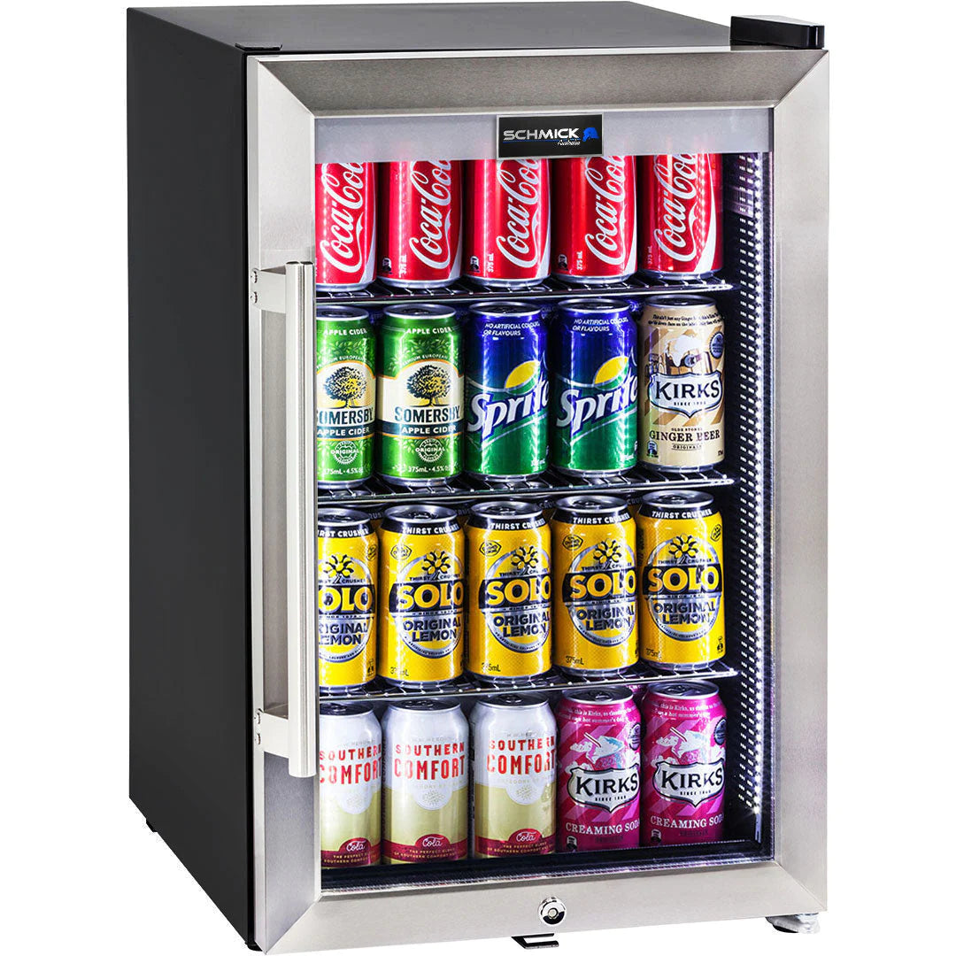 Schmick Tropical Triple Glazed Outdoor Glass 70L Bar Fridge