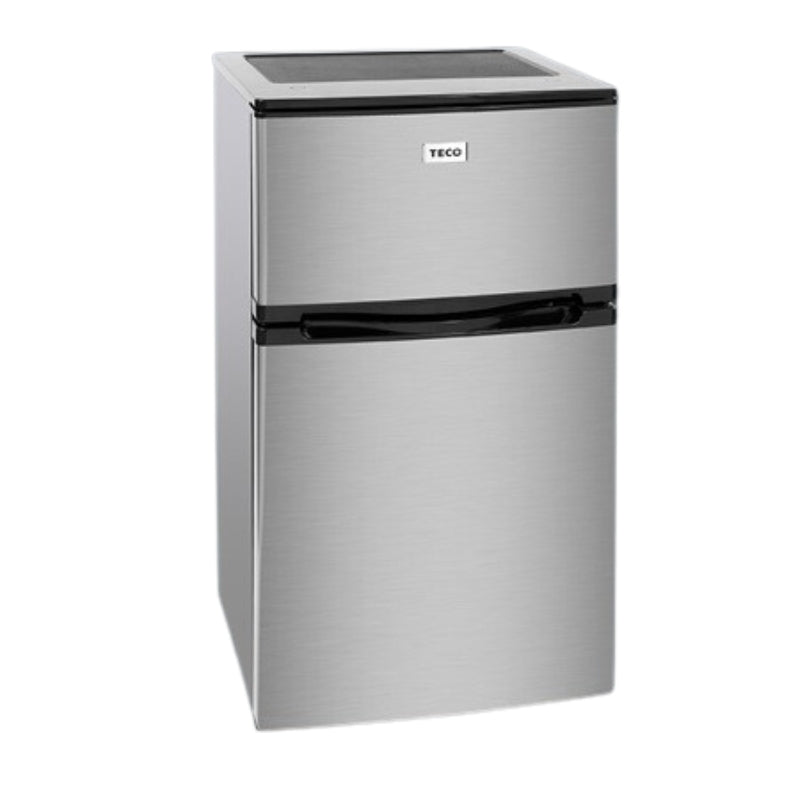 Teco 84L 2 Door Silver Bar Fridge