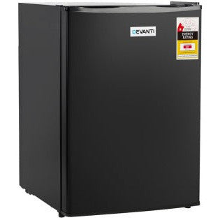 Devanti 70L Portable Black Mini Bar Fridge