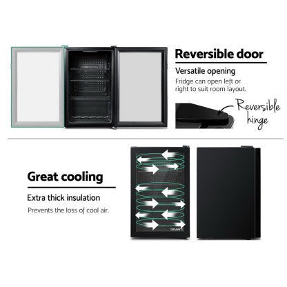 Devanti 98L Bar Fridge