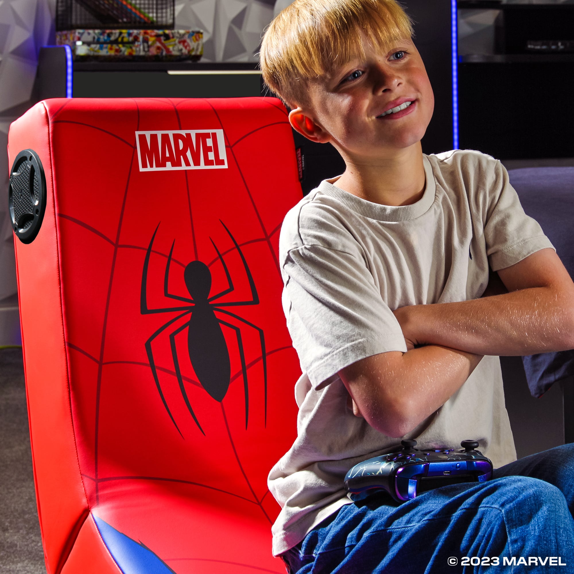 X Rocker Icon+ 2.0 Audio Rocker - Spider-Man