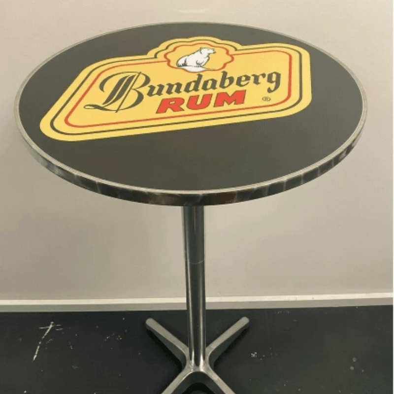 Bundaberg Rum Adjustable Height Bar Table