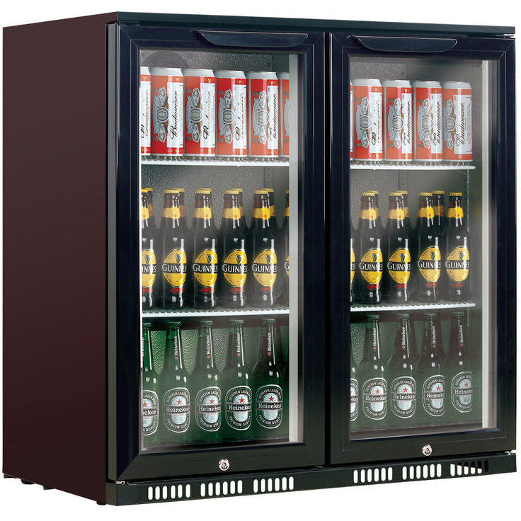Heller 210L Double Door Bar Fridge