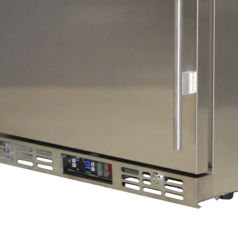 Rhino Stainless Steel 1 Door 129L Bar Fridge