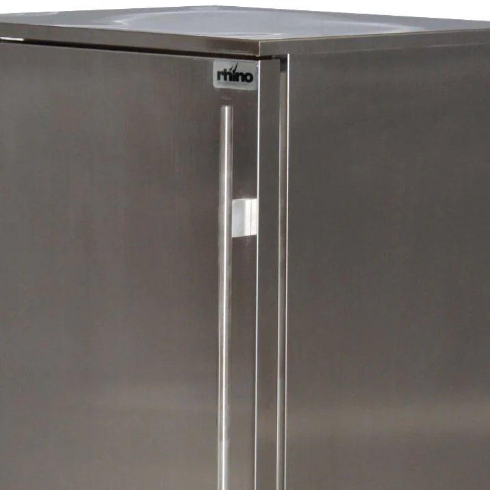 Rhino Stainless Steel 1 Door 129L Bar Fridge