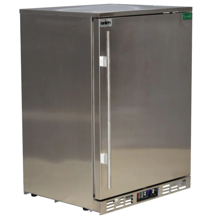 Rhino Stainless Steel 1 Door 129L Bar Fridge