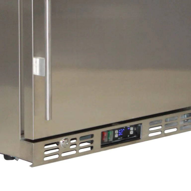Rhino Stainless Steel 1 Door 129L Bar Fridge