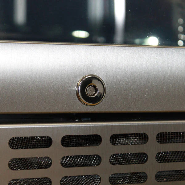 Schmick Stainless Steel Under Bench Heated Glass Door Bar Fridge