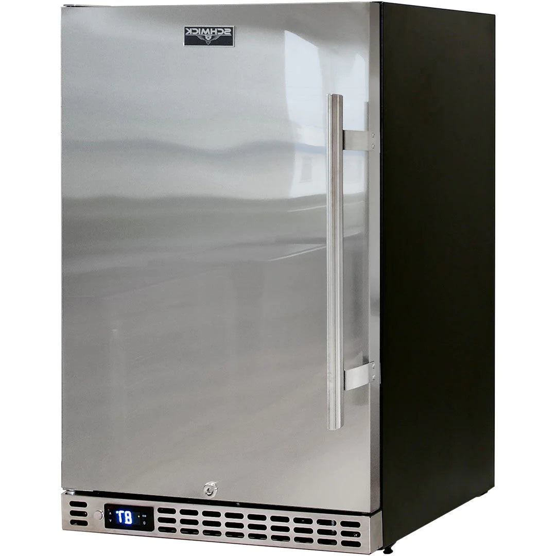 Schmick Quiet Front Venting Stainless Door 132L Bar Fridge
