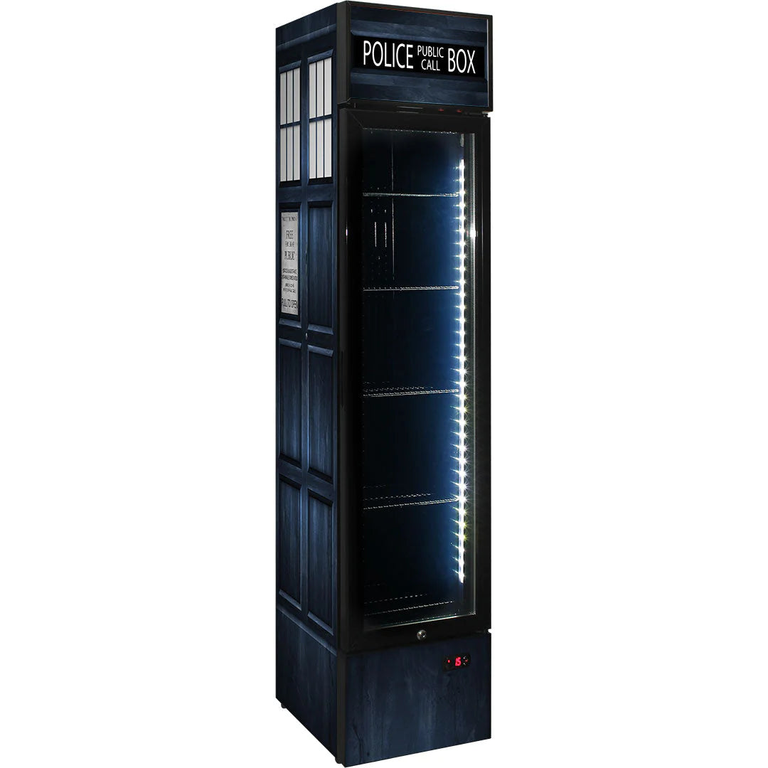 Police Box Design Upright 160L Bar Fridge