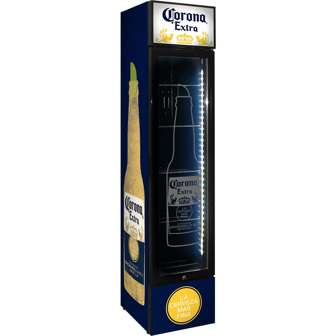 Beer Branded Upright 160L Bar Fridge