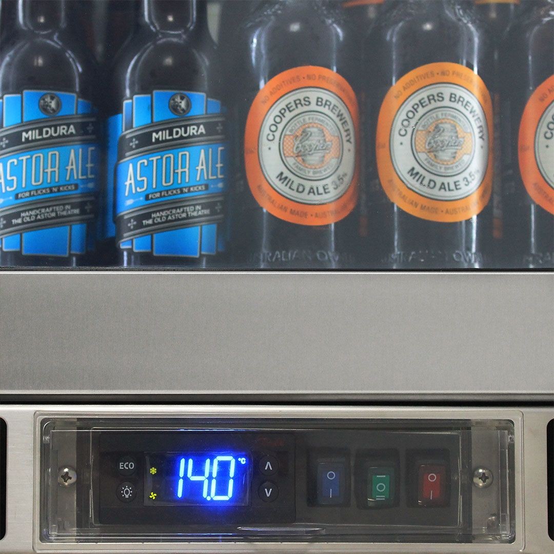 Outdoor Rhino Envy Single Glass Door Bar Fridge