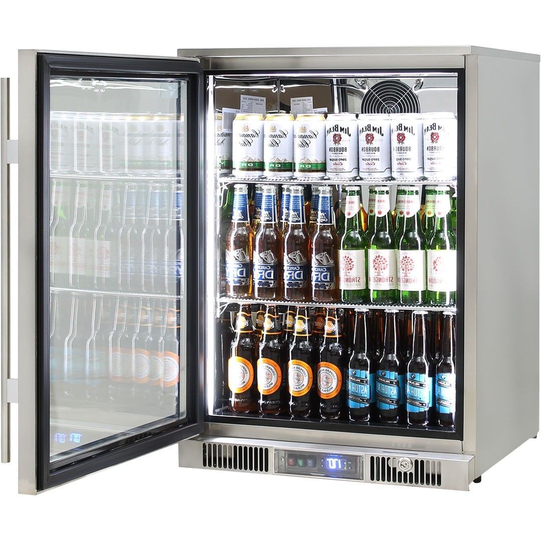 Outdoor Rhino Envy Single Glass Door Bar Fridge