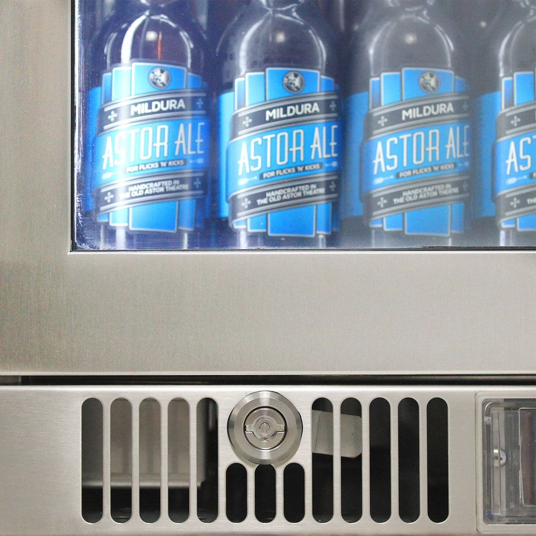 Outdoor Rhino Envy Single Glass Door Bar Fridge