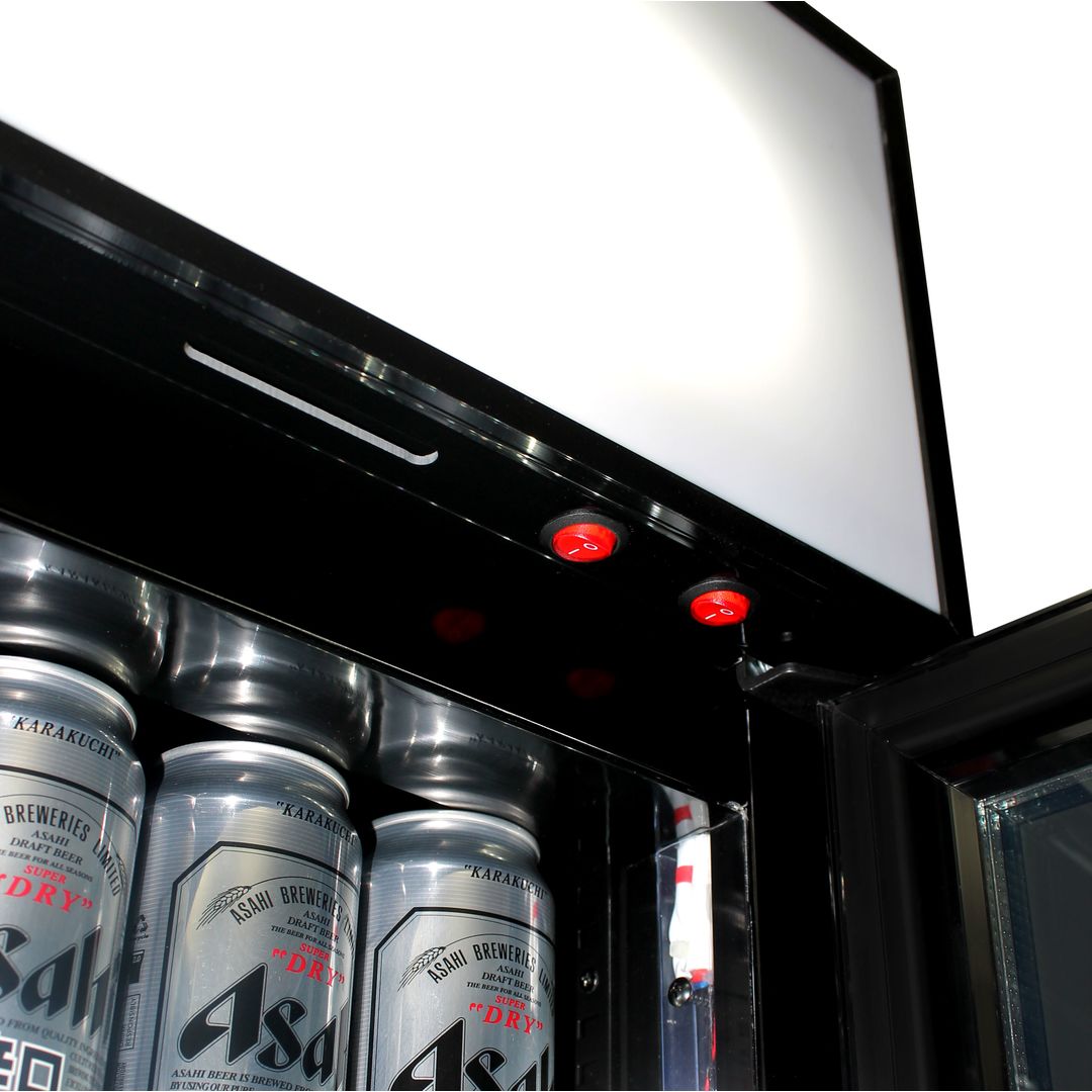 Schmick Skinny Upright Glass Door Bar Fridge