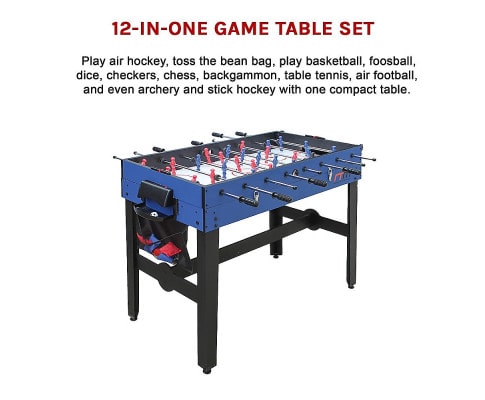 12 in 1 Combo Games 4ft Foosball Table