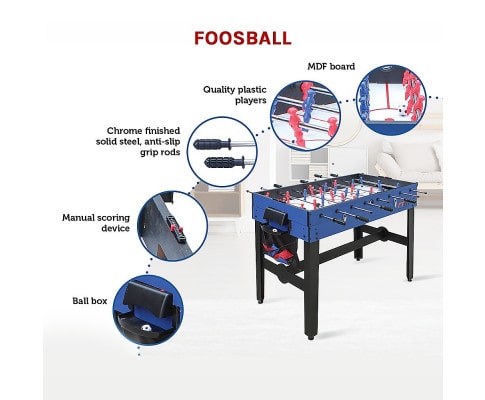 12 in 1 Combo Games 4ft Foosball Table