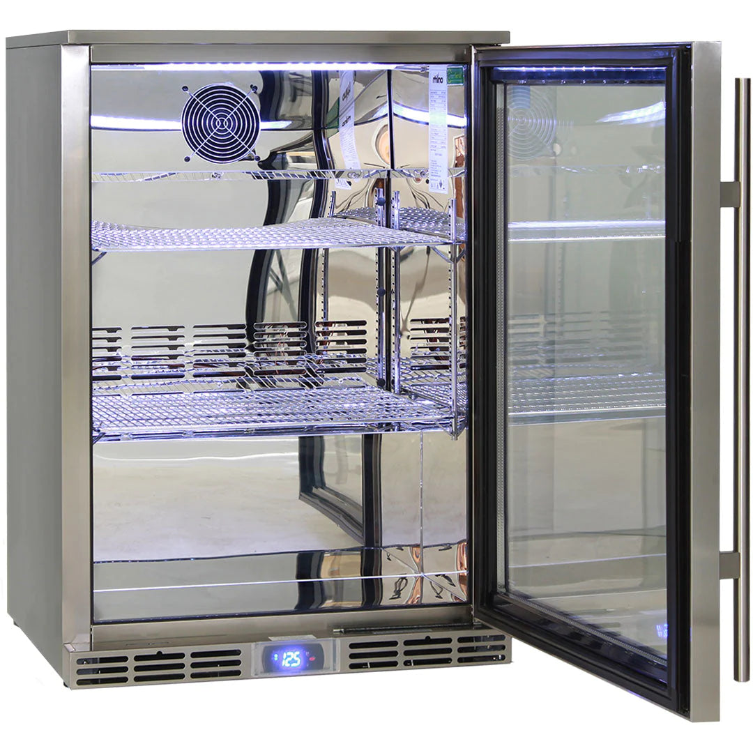 Rhino Alfresco 129L Glass Door Bar Fridge