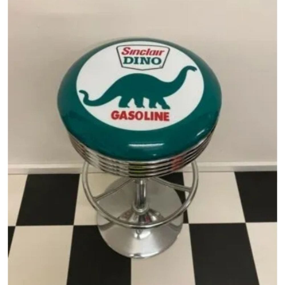 Sinclair Dino Gasoline Bar Stool