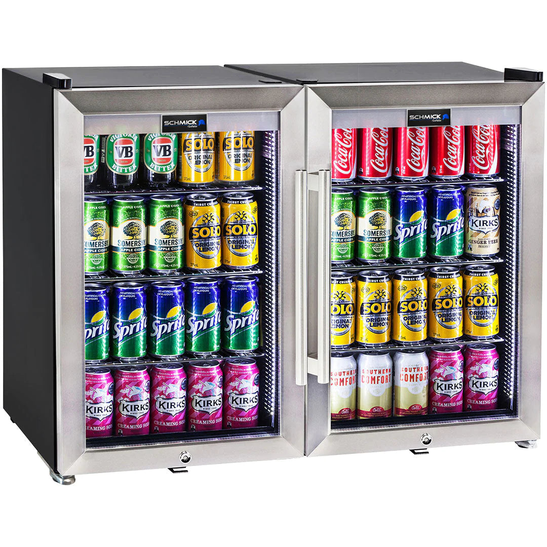 Schmick Tropical Triple Glazed Outdoor Alfresco 140L Bar Fridge