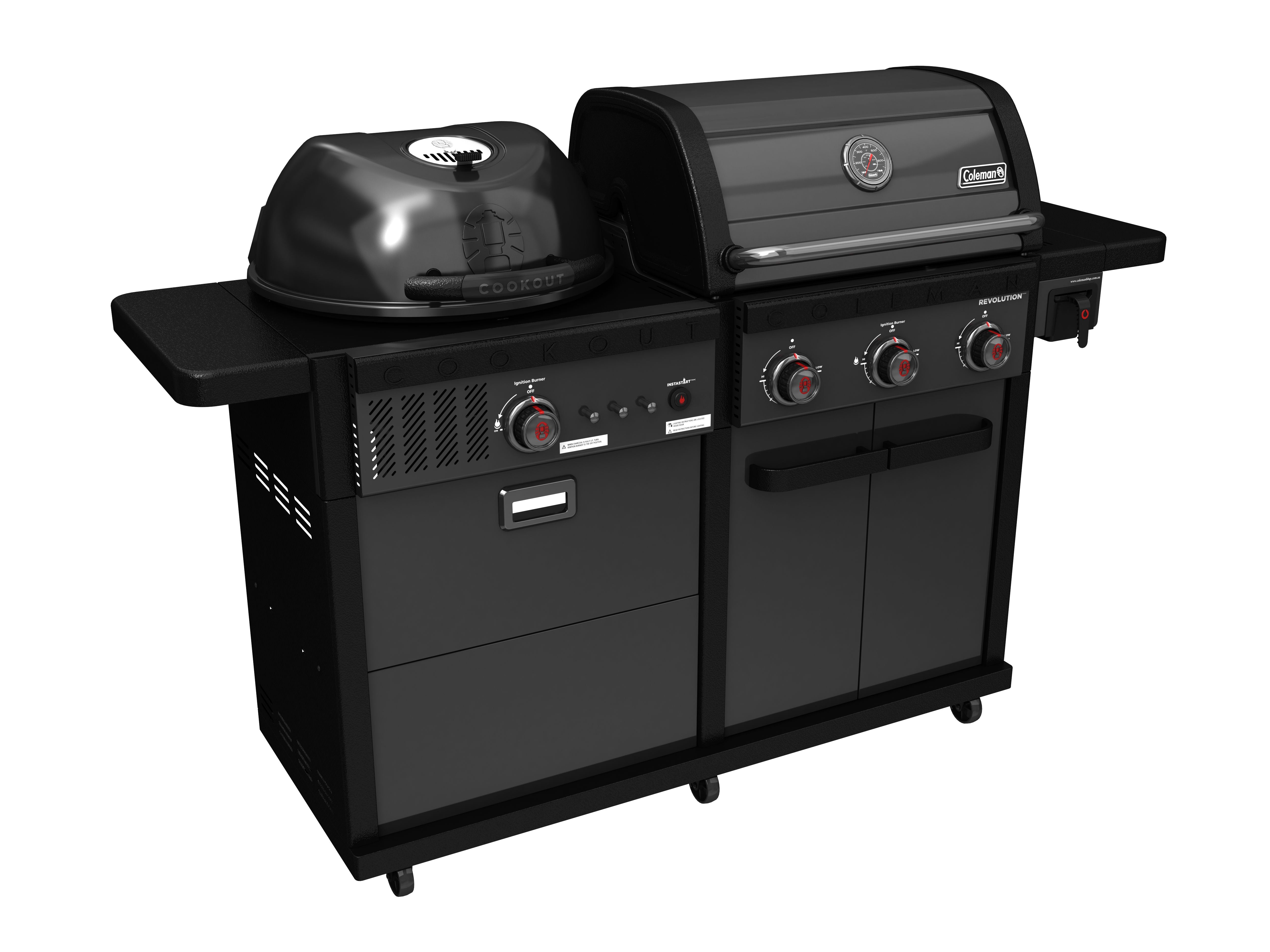 Coleman Table Top Coal Bbq Coleman® Revolution™ 3-Burner Grill