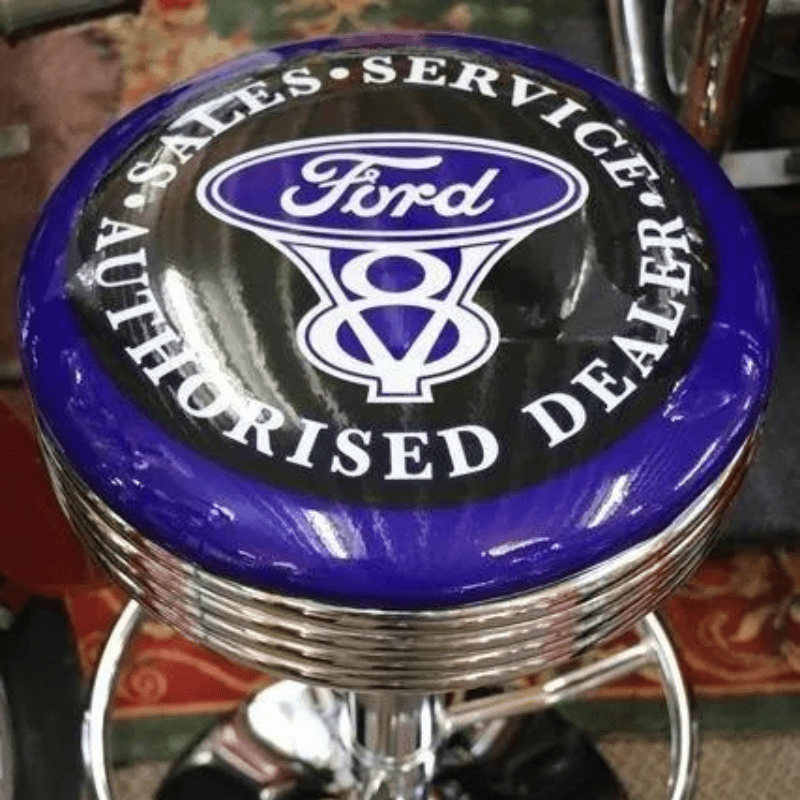 Ford V8 Bar Stool