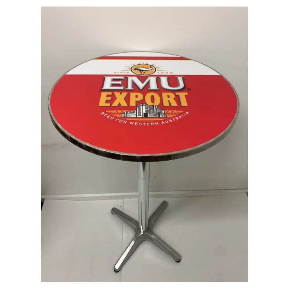 Emu Export Height Adjustable Bar Table