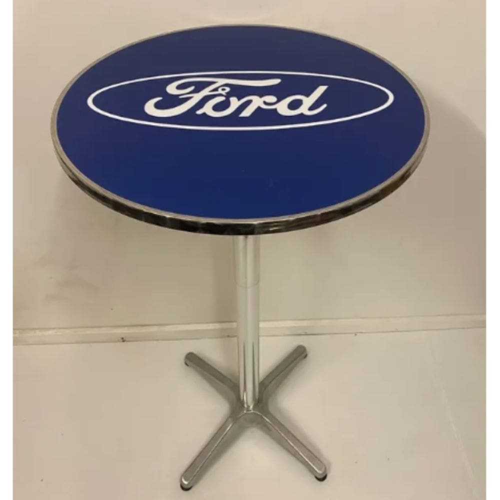 Ford Oval Bar Height Adjustable Bar Table