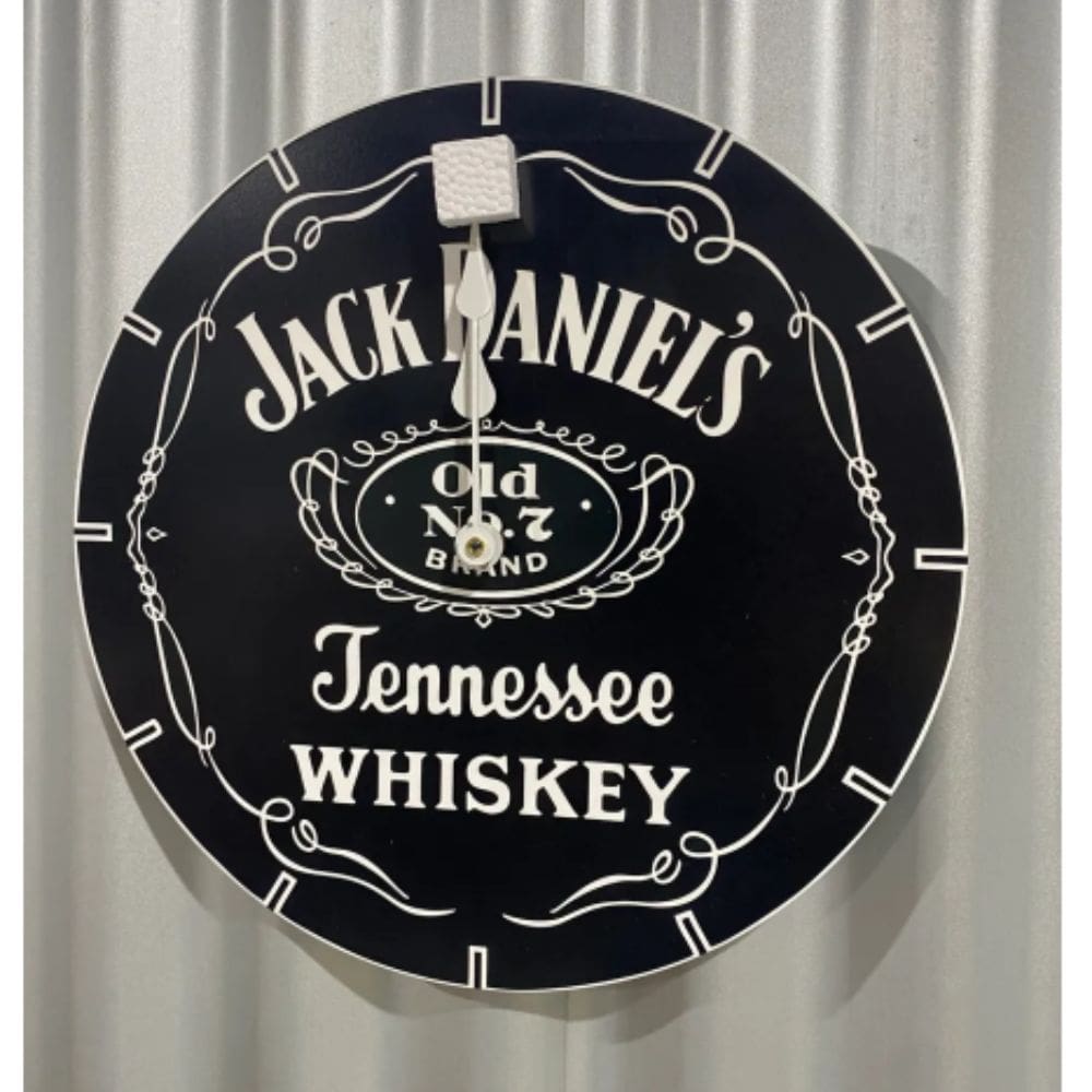 Jack Daniels Powder Coated Clock