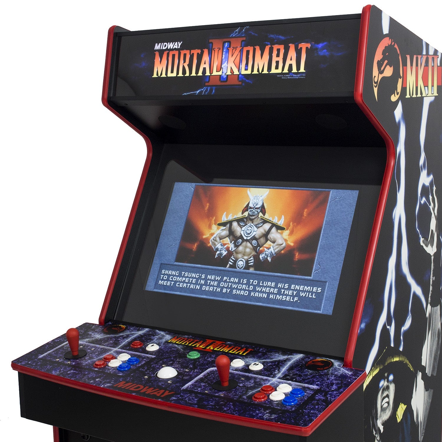 Mortal Kombat 2 Player Upright Arcade Machine