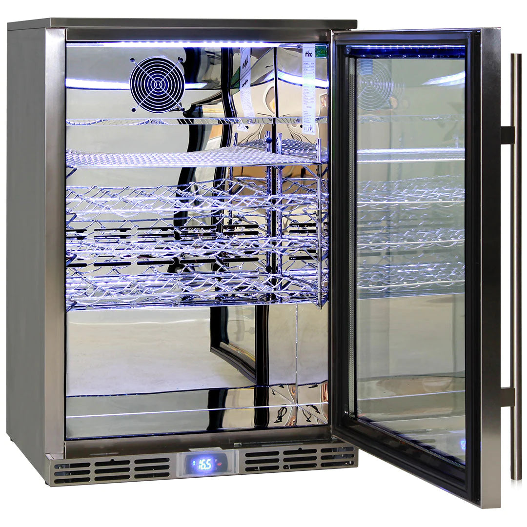 Rhino Alfresco 129L Glass Door Bar Fridge