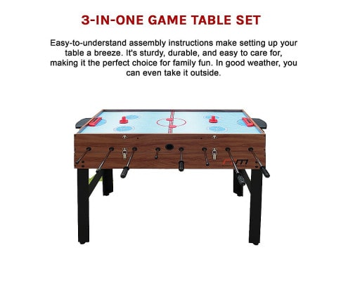 3 in 1 Games 4ft Foosball Table