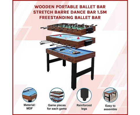 3 in 1 Games 4ft Foosball Table