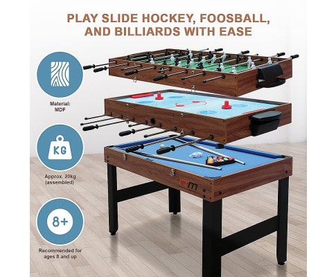 3 in 1 Games 4ft Foosball Table