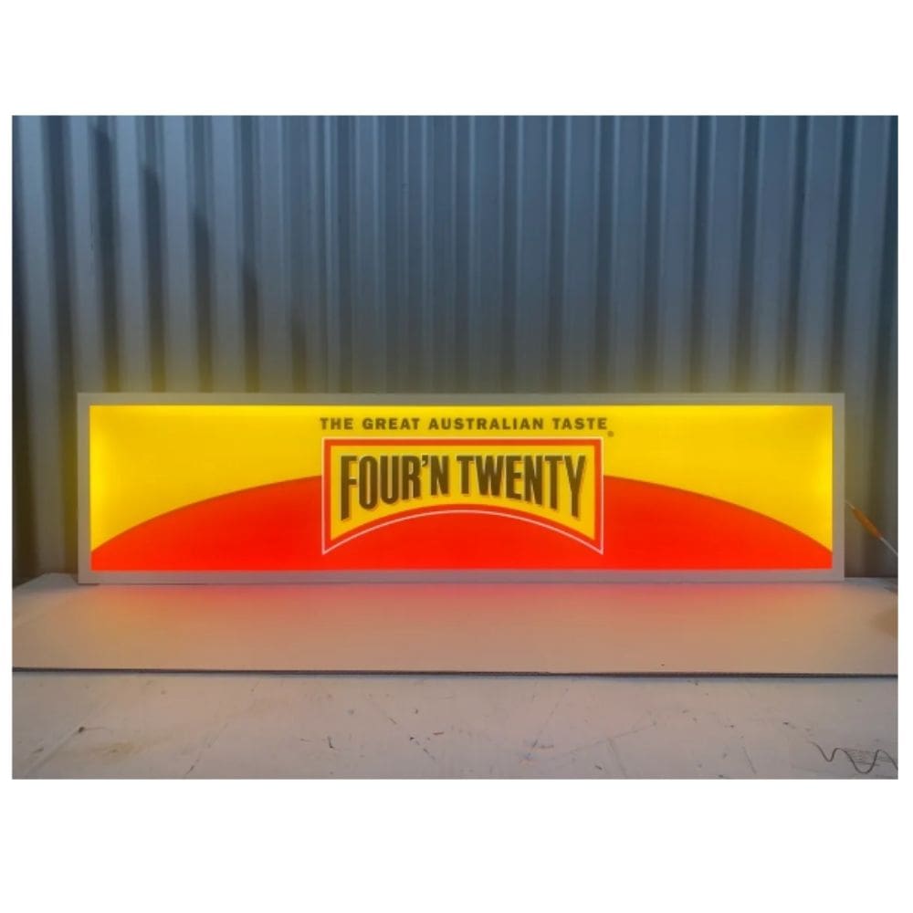 Four N Twenty Large LED Flat Hanging Sign
