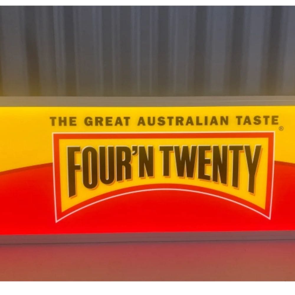 Four N Twenty Large LED Flat Hanging Sign