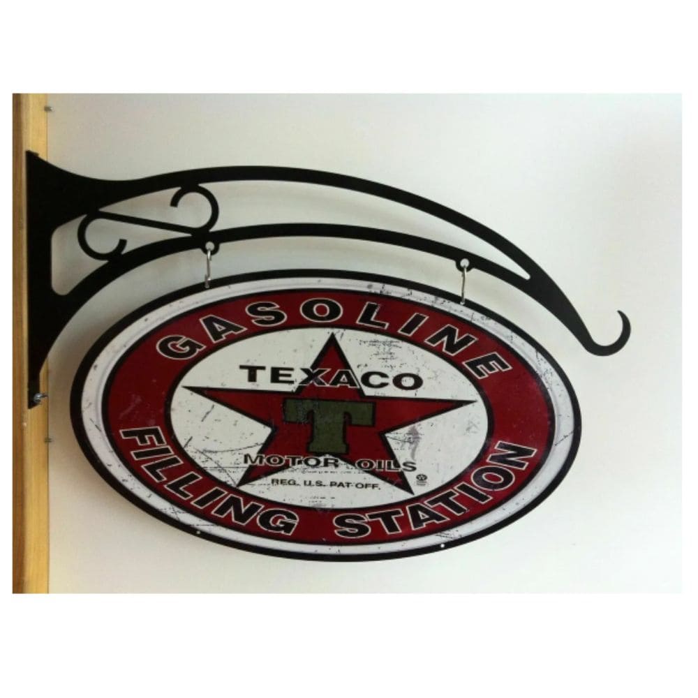 Texaco Double Sided Hanging Sin