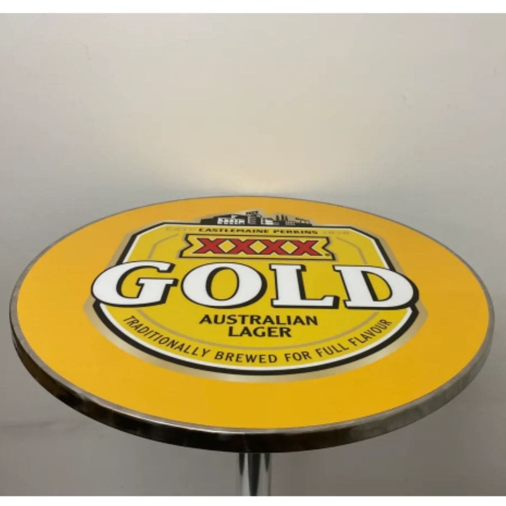 XXXX Gold Height Adjustable Bar Table