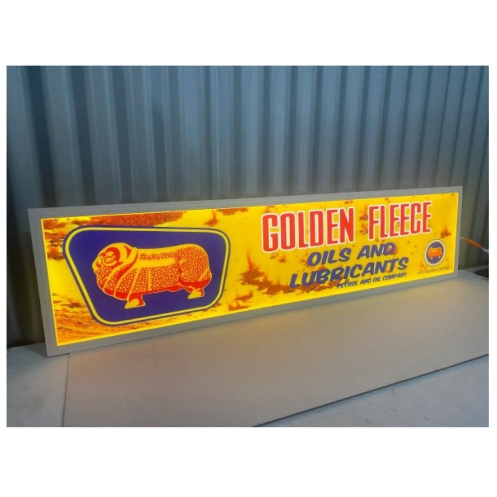 Golden Fleece Large LED Flat Panel Light Sign