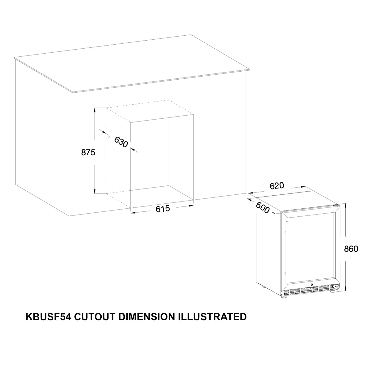 Under Counter Glass Door Dual Zone Triple Glassdoor Wine Fridge