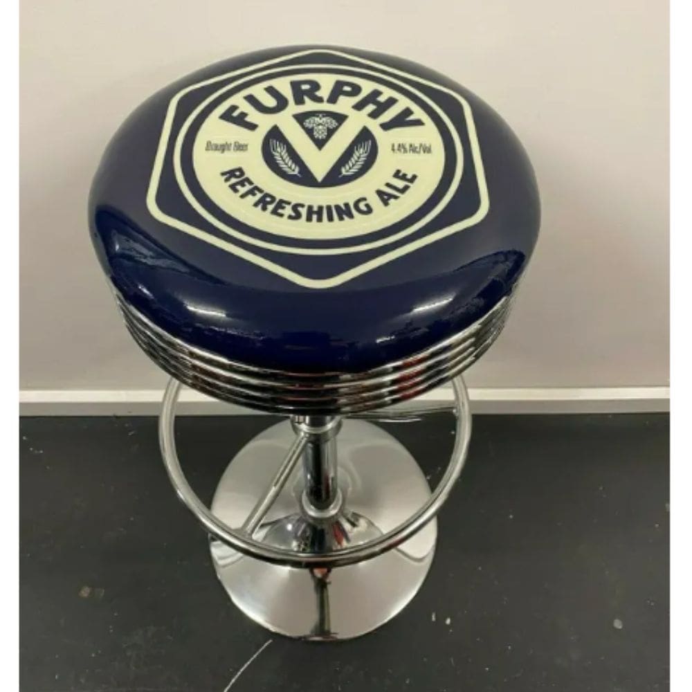 Furphy Beer Bar Stool