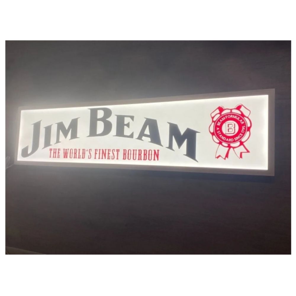 Jim Beam Flat Panel LED Light Up Sign