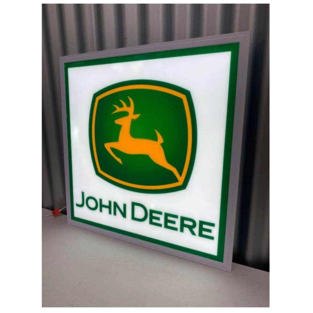 John Deere Illuminated Flat Panel LED Sign