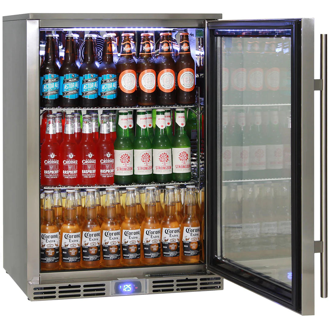 Rhino Alfresco 129L Glass Door Bar Fridge