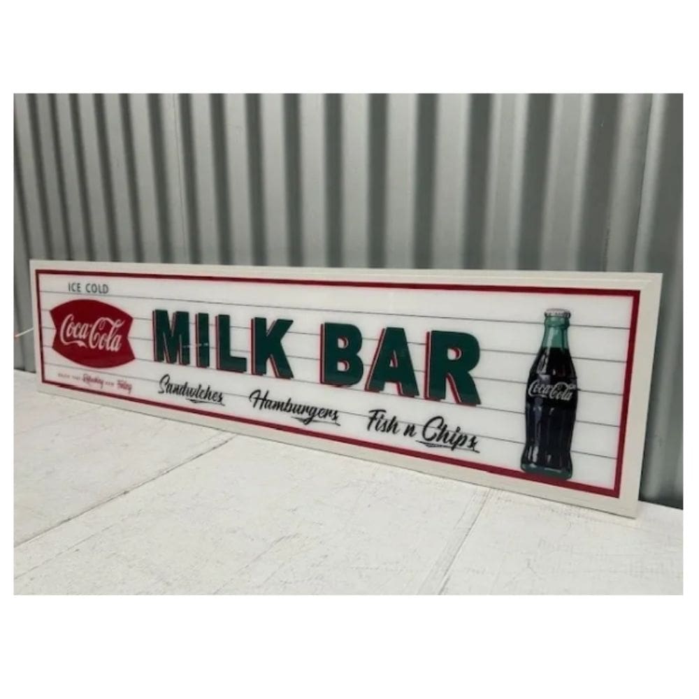 Milk Bar Coca Cola LED Flat Hanging Light