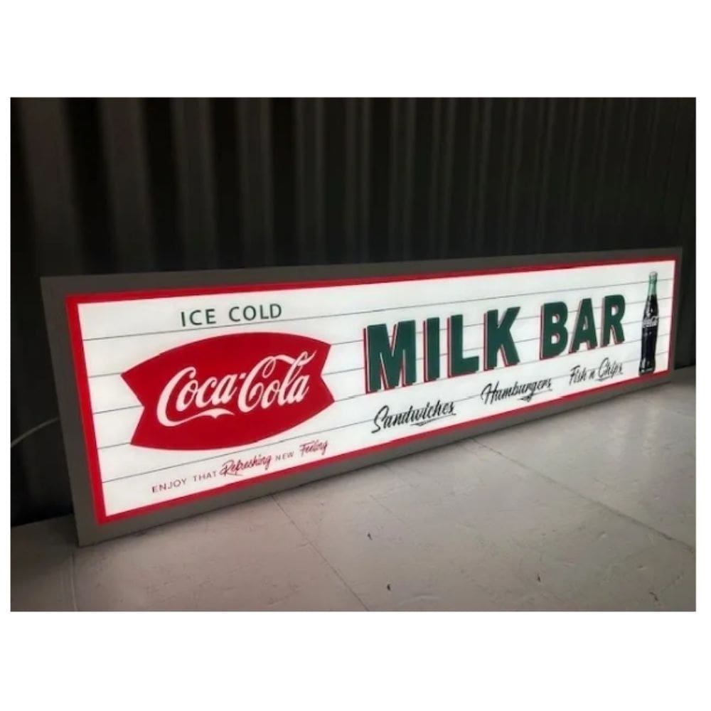 Milk Bar Coca Cola LED Flat Hanging Light