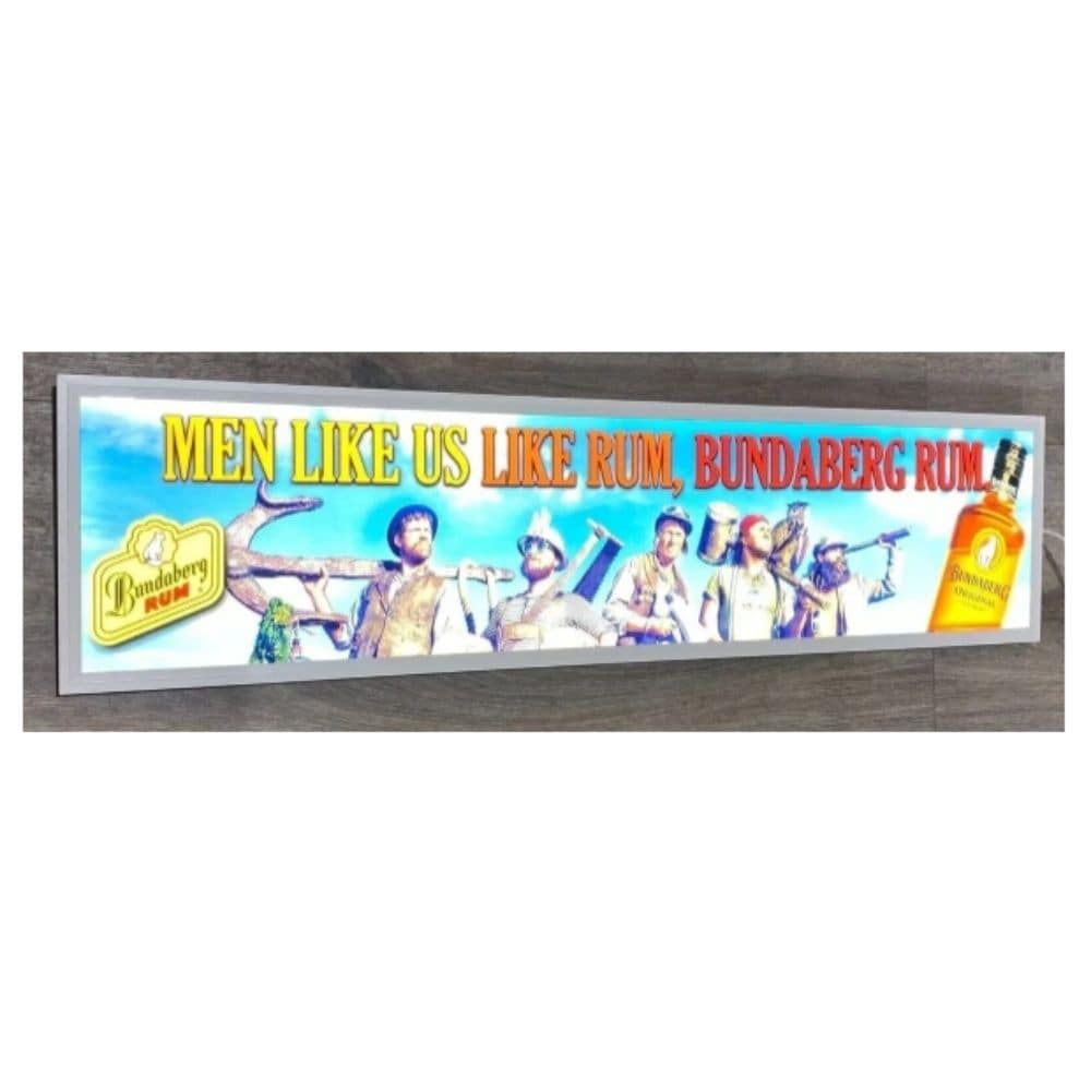 Bundaberg Rum Flat Panel LED Light Up Sign