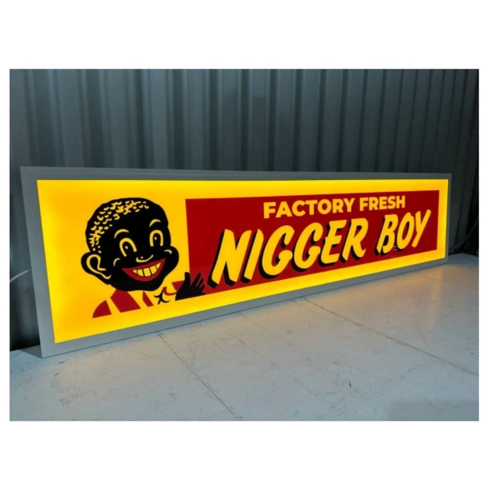 Nigger Boy Licorice LED Wall Hanging Light