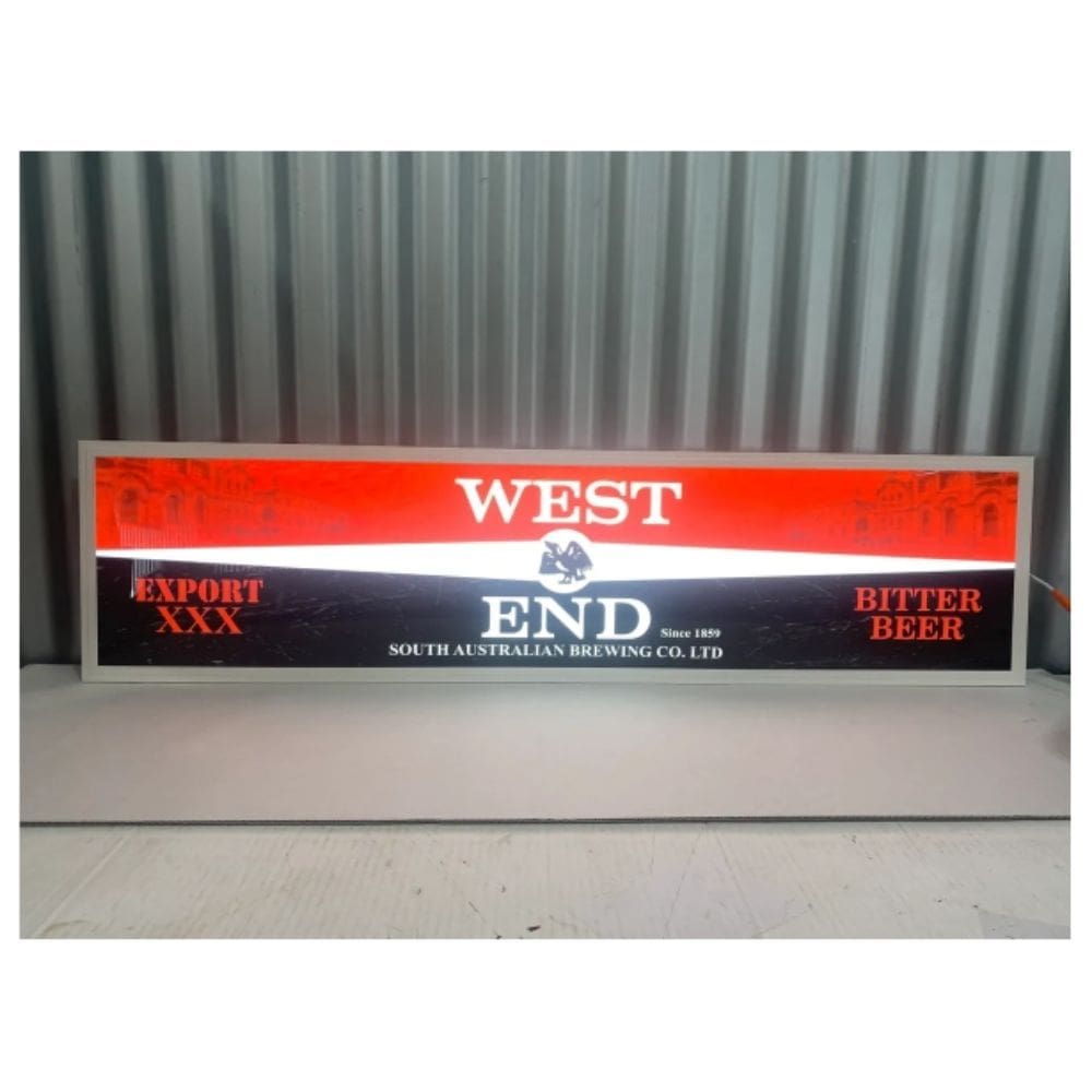 West End Large LED Flat Panel Light Sign