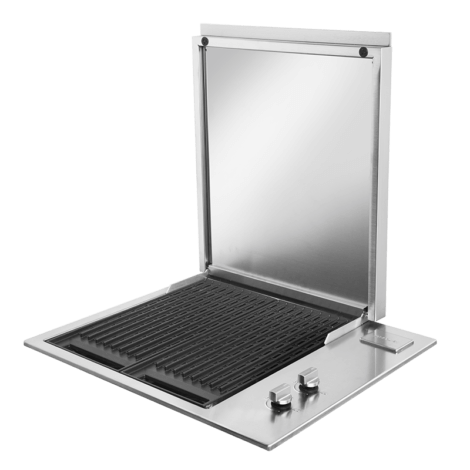 Artusi Flat Lid for 60cm Built-In BBQ - Stainless Steel